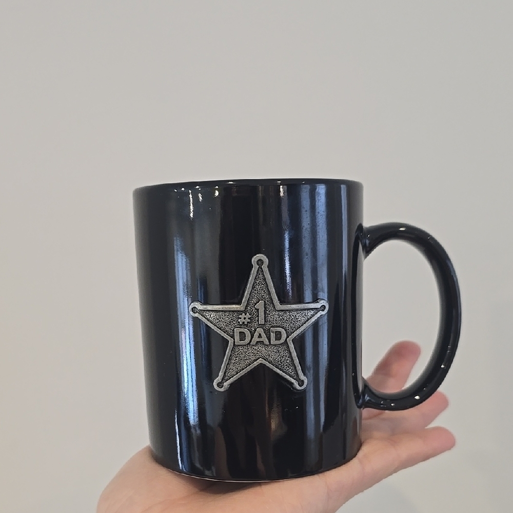 Vintage Dad Black Coffee Mug